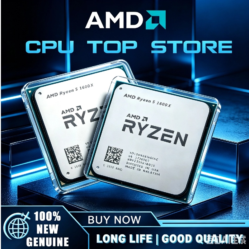 Amd Cpu Ryzen 5 - AMD Ryzen 5 1600X Origineel Nieuwe
