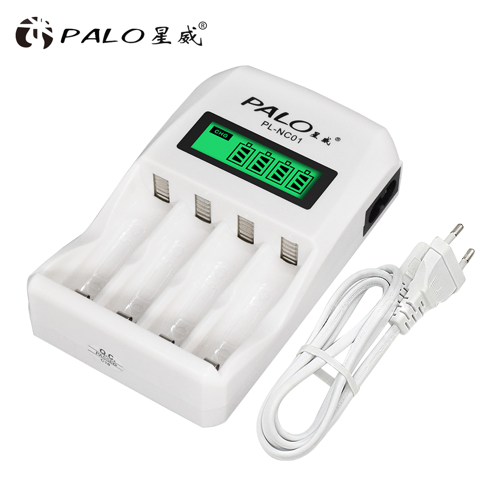 Rechargeable Battery Aa - PALO 1,2 V batterijlader 4 slots