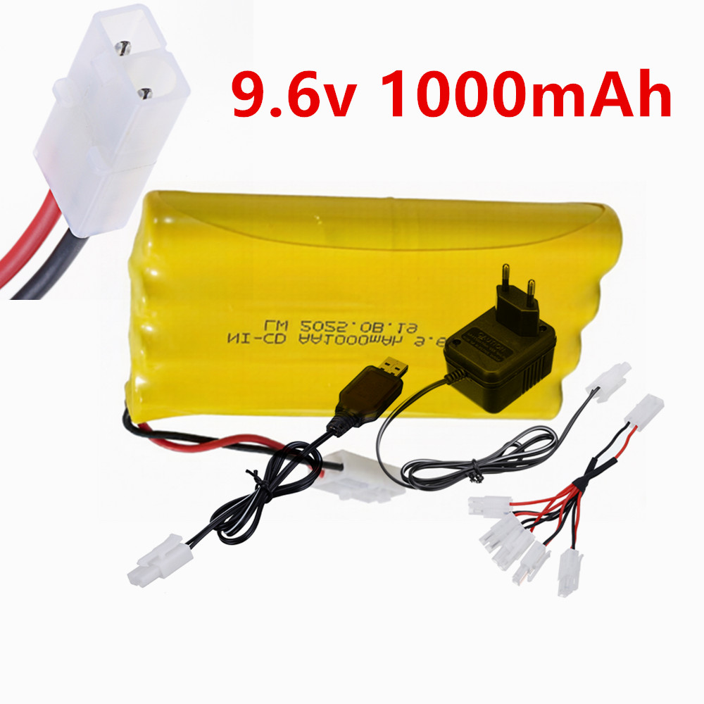 Rechargeable Battery Aa - 9.6V 1000mAh Ni-CD AA Oplaadbare Batterij