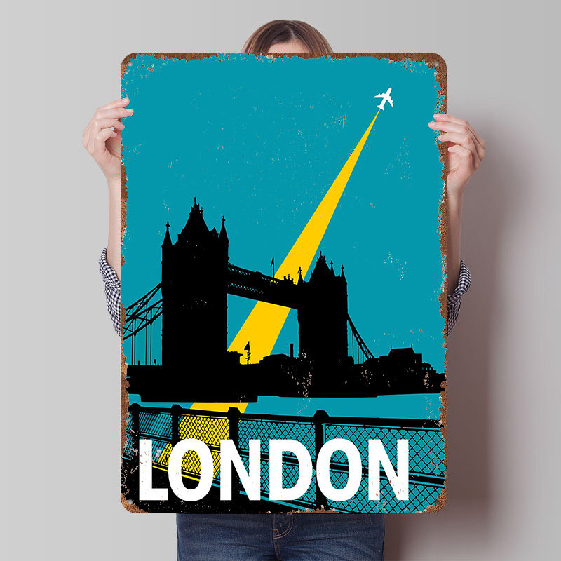 Retro Gaming London - Londen Reizen Met Tower Bridge Metalen
