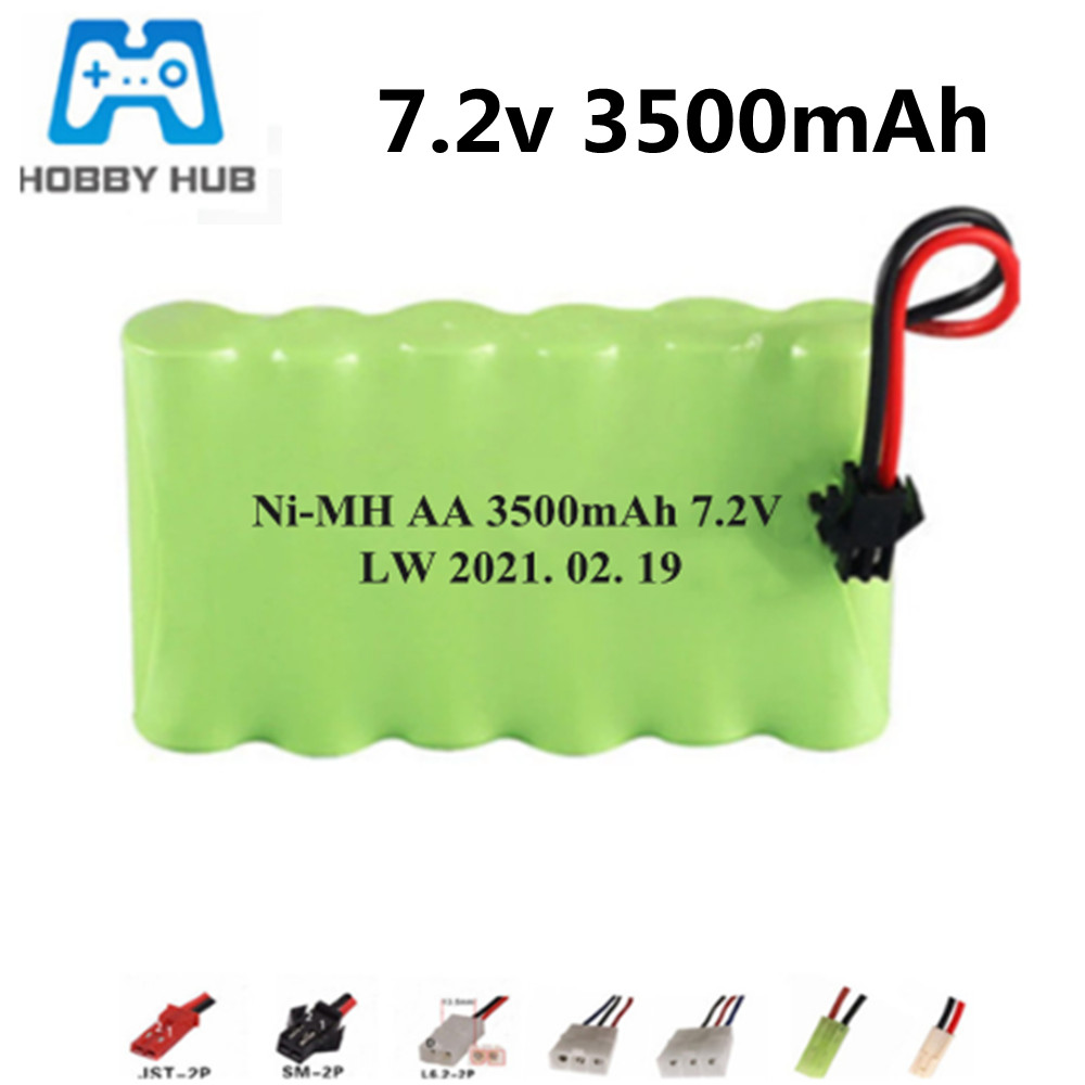 Rechargeable Battery Aa - 7.2 V 3500Mah Aa Ni-Mh Oplaadbare