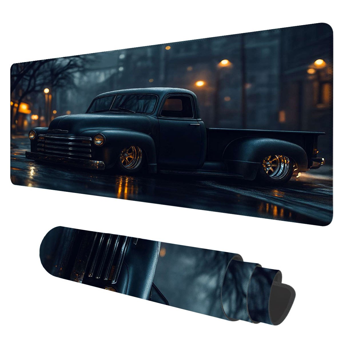 Retro Gaming Xl - Retro Lowrider Truck XL Bureaumat Antislip