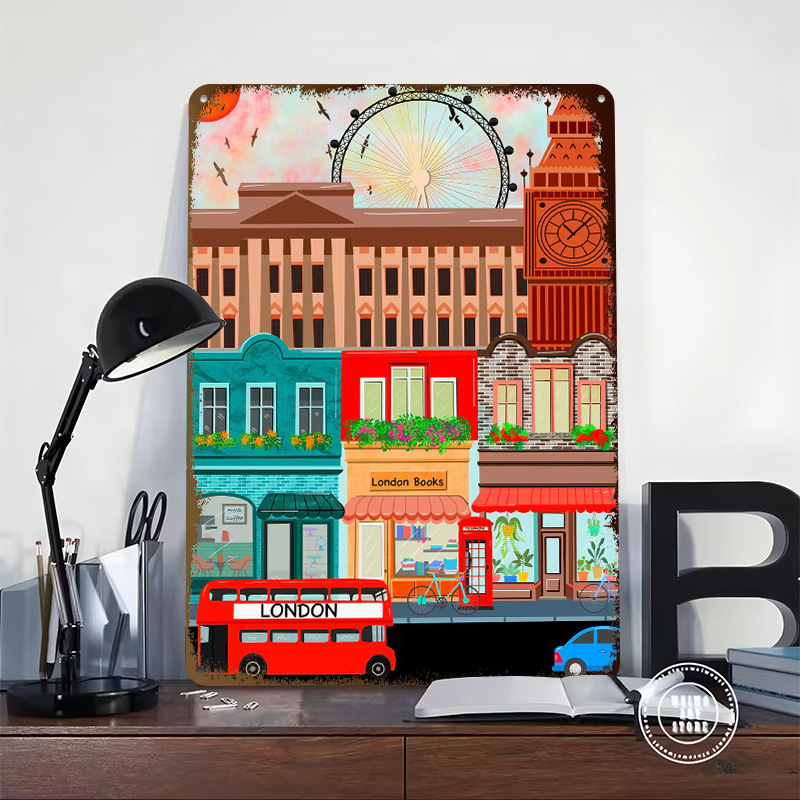 Londen Reisplaat Poster Op Maa - Retro Gaming London recensie en prijs