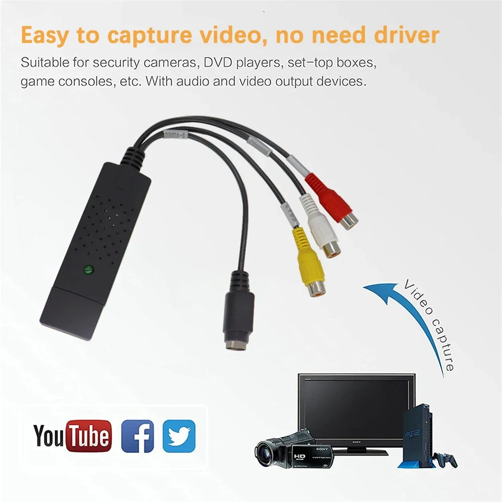 USB2.0 Audio Video Capture Car - Composite Rca Cable recensie en prijs