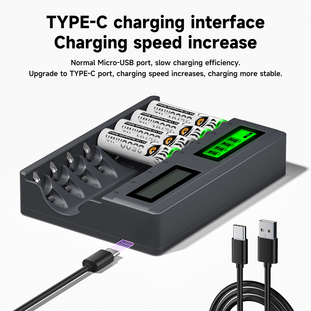 PALO 4-8 Slots 1.5V AA AAA Opl - Rechargeable Battery Aa recensie en prijs