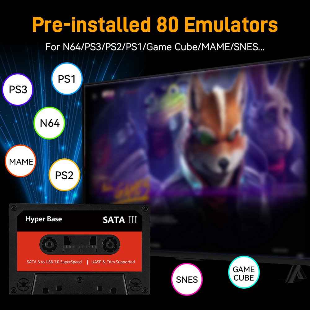 Batocera 500G/2T Emulator Game - Retro Gaming Batocera recensie en prijs