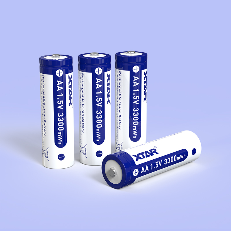 1-8 stuks XTAR 1,5V AA 3300mWh - Rechargeable Battery Aa recensie en prijs