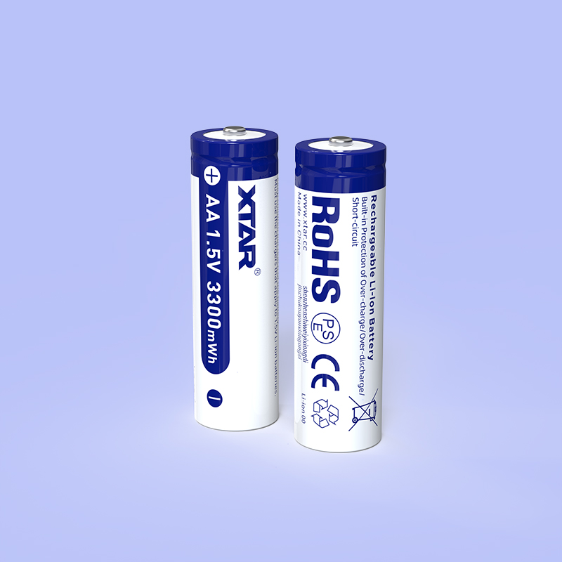 1-8 stuks XTAR 1,5V AA 3300mWh - Rechargeable Battery Aa recensie en prijs