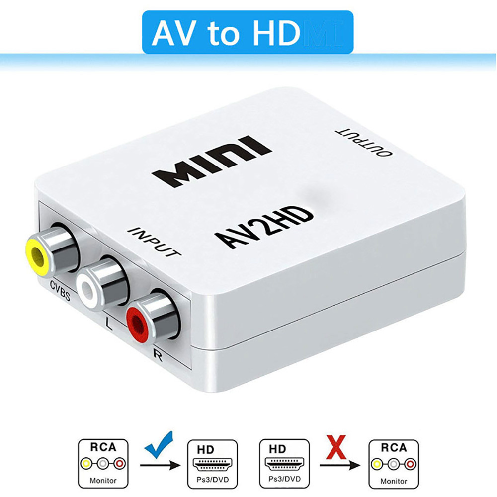 HDMI-compatibele naar AV RCA-a - Composite Rca Cable recensie en prijs