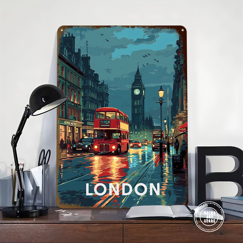 London Big Ben blikken poster  - Retro Gaming London recensie en prijs