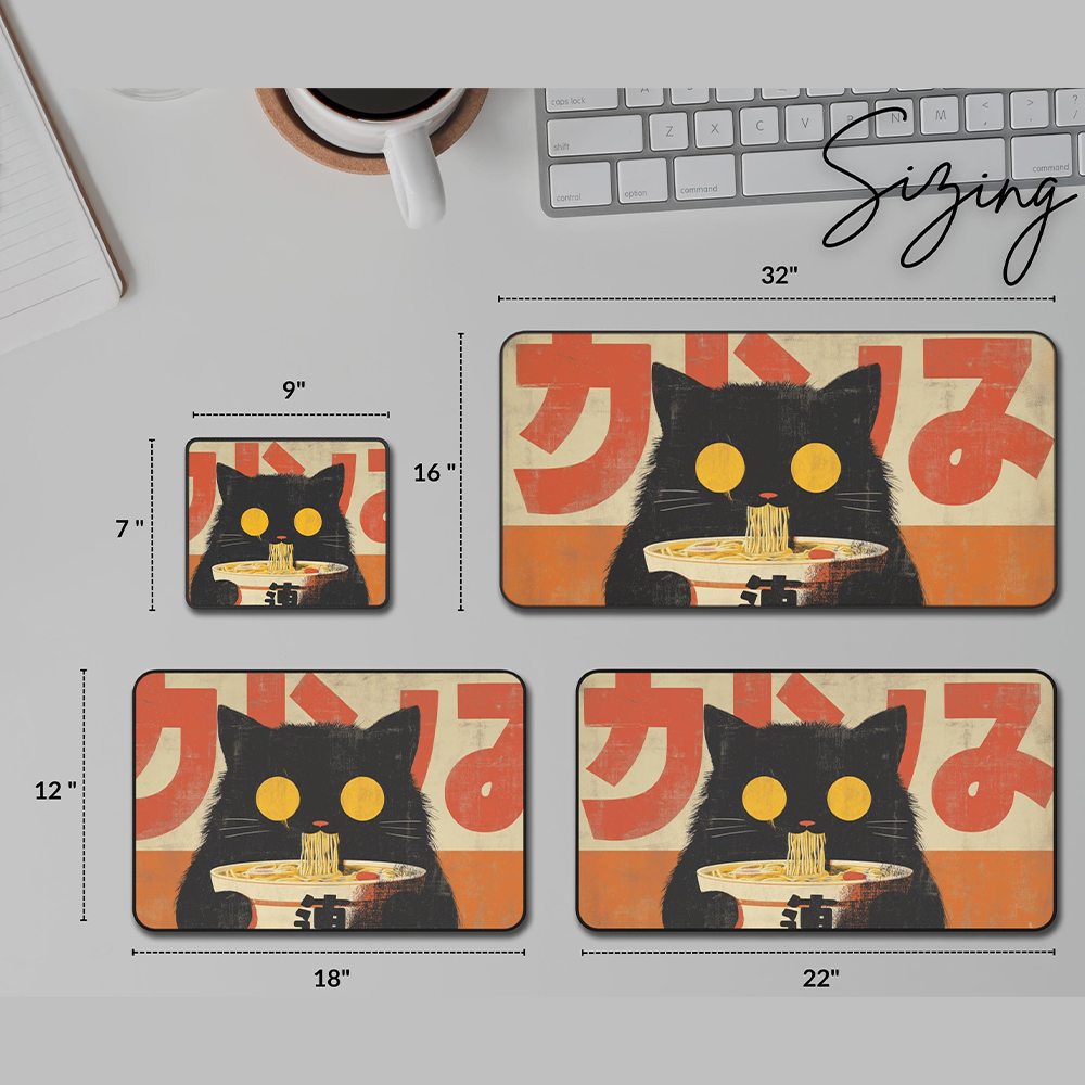 Kawaii Zwarte Kat Ramen Muisma - Retro Gaming Xl recensie en prijs