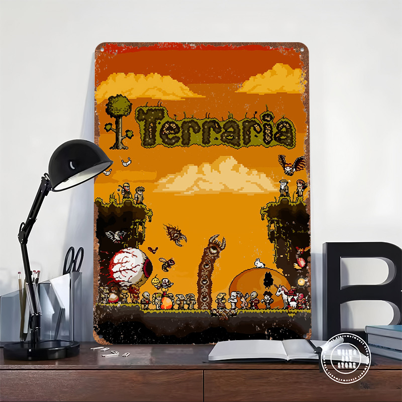 Terraria Pixel Art Game Geprin - Retro Gaming At recensie en prijs