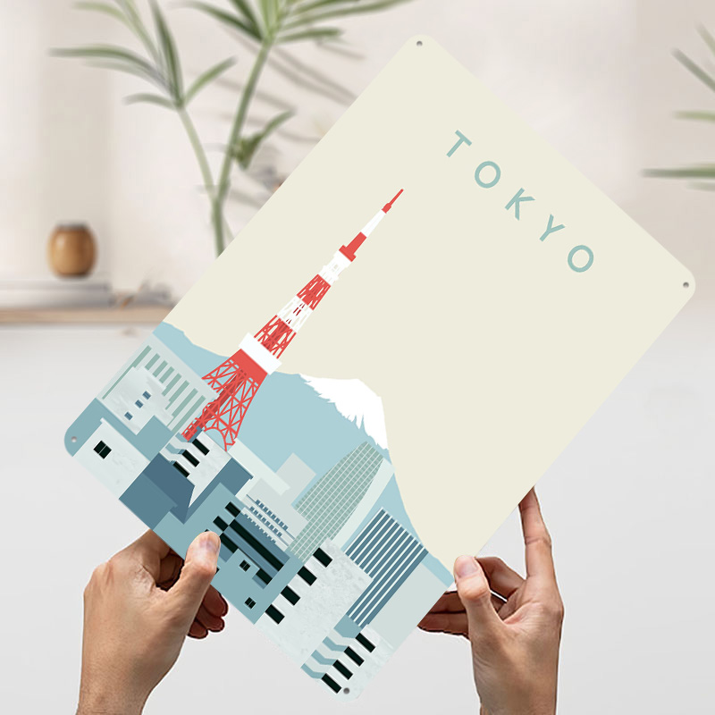 Tokyo Poster Retro 3D Geprint  - Retro Gaming At recensie en prijs