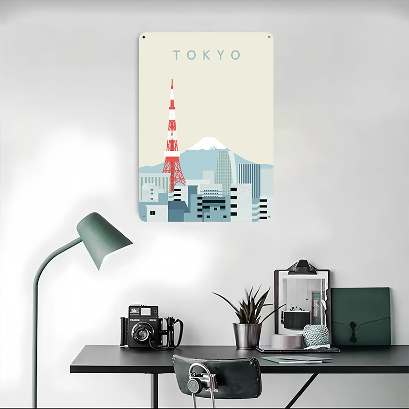 Tokyo Poster Retro 3D Geprint  - Retro Gaming At recensie en prijs