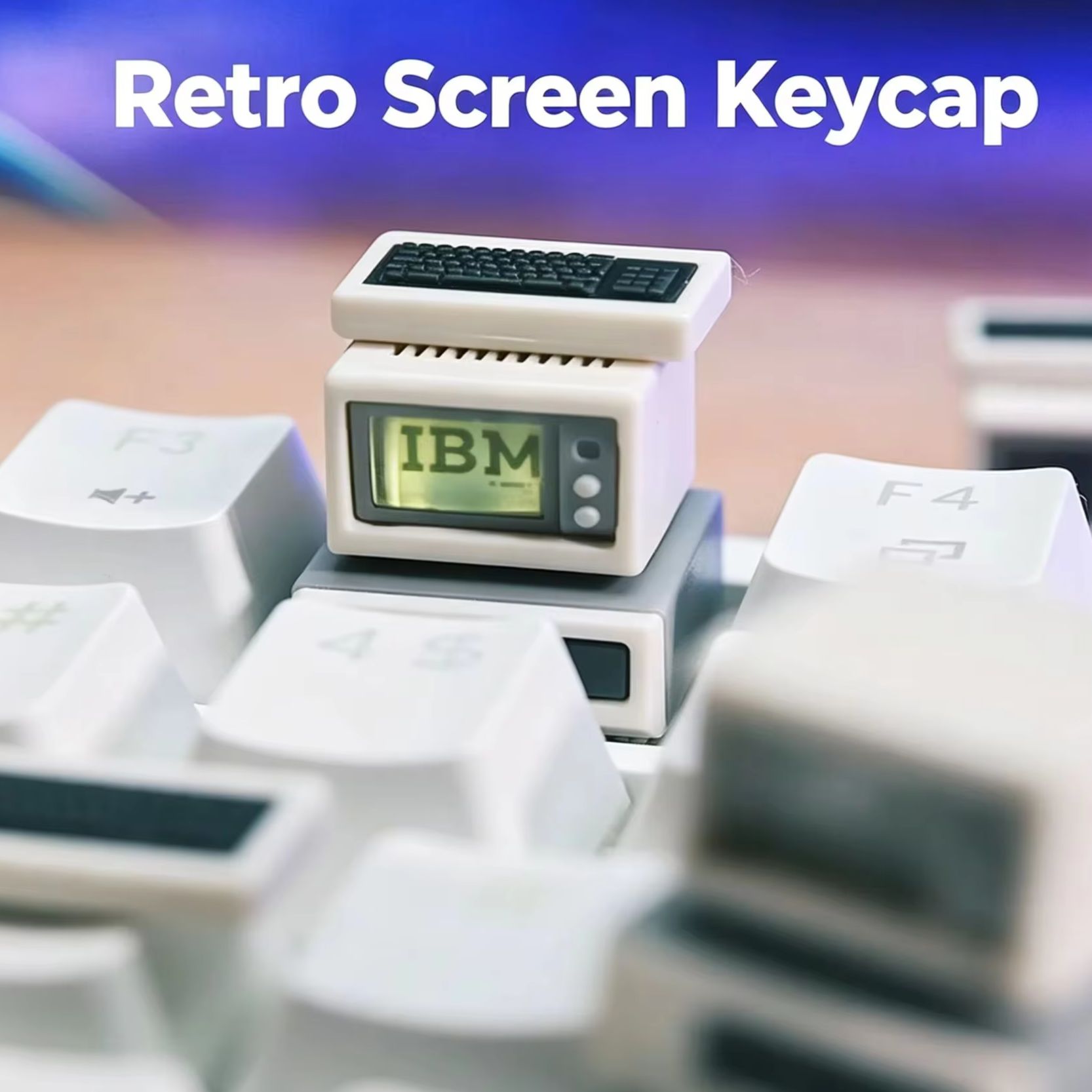 Retro Computer Keycap Backlit  - Retro Gaming Keycaps recensie en prijs