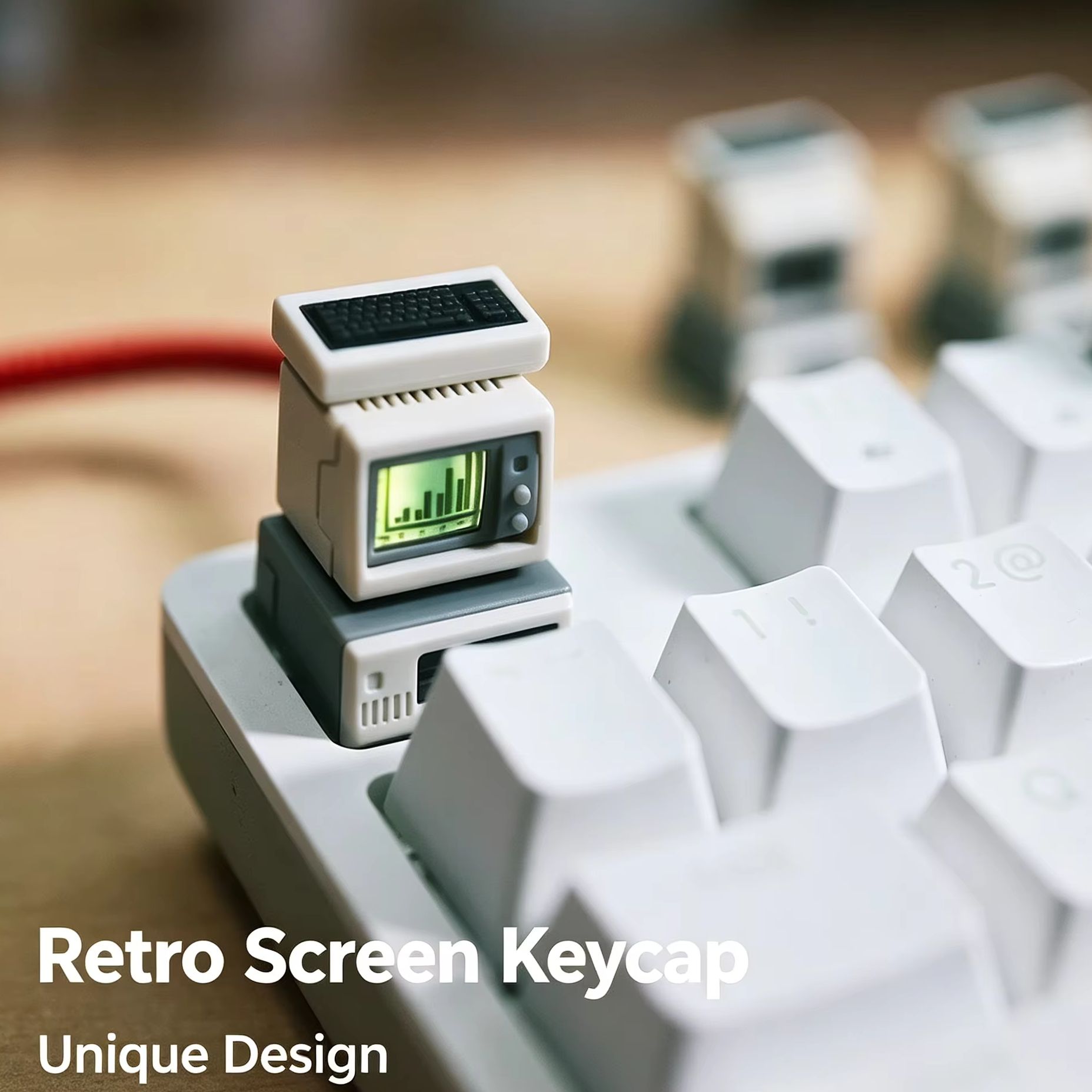Retro Computer Keycap Backlit  - Retro Gaming Keycaps recensie en prijs