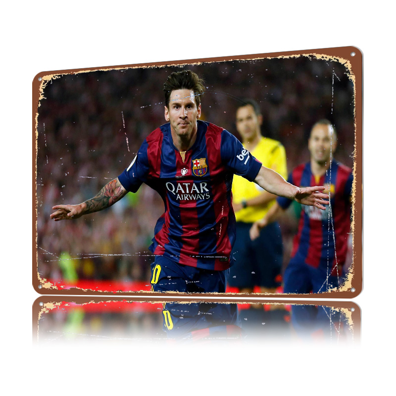 Lionel Messi voetbal geprinte  - Retro Gaming At recensie en prijs