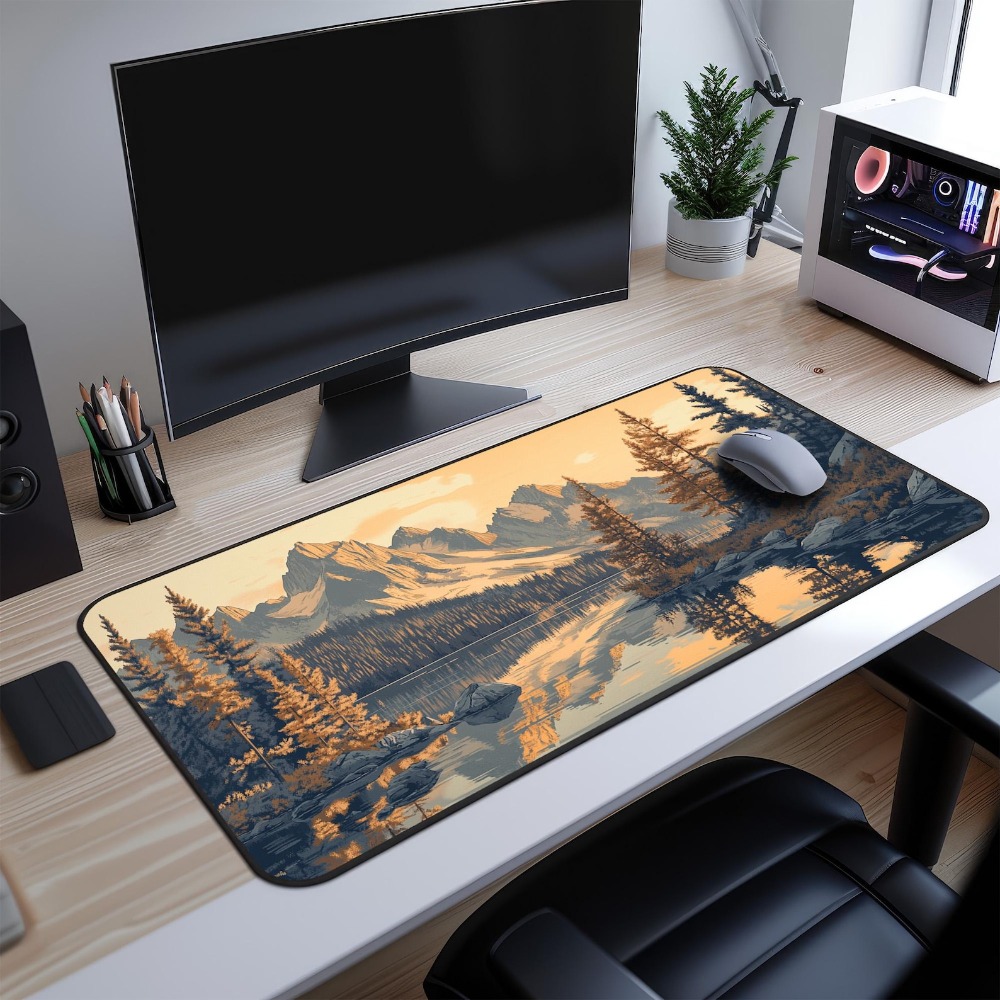 Retro Art Mountain Landscape B - Retro Gaming Xl recensie en prijs