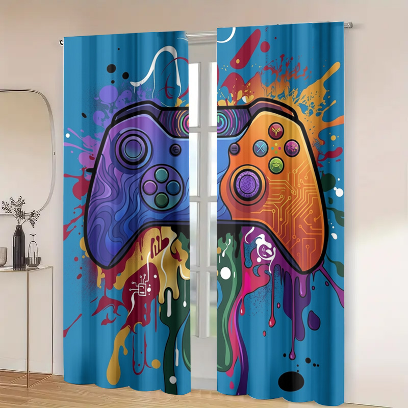 Retro Gaming Gordijn Videogame - Background Retro Gaming recensie en prijs