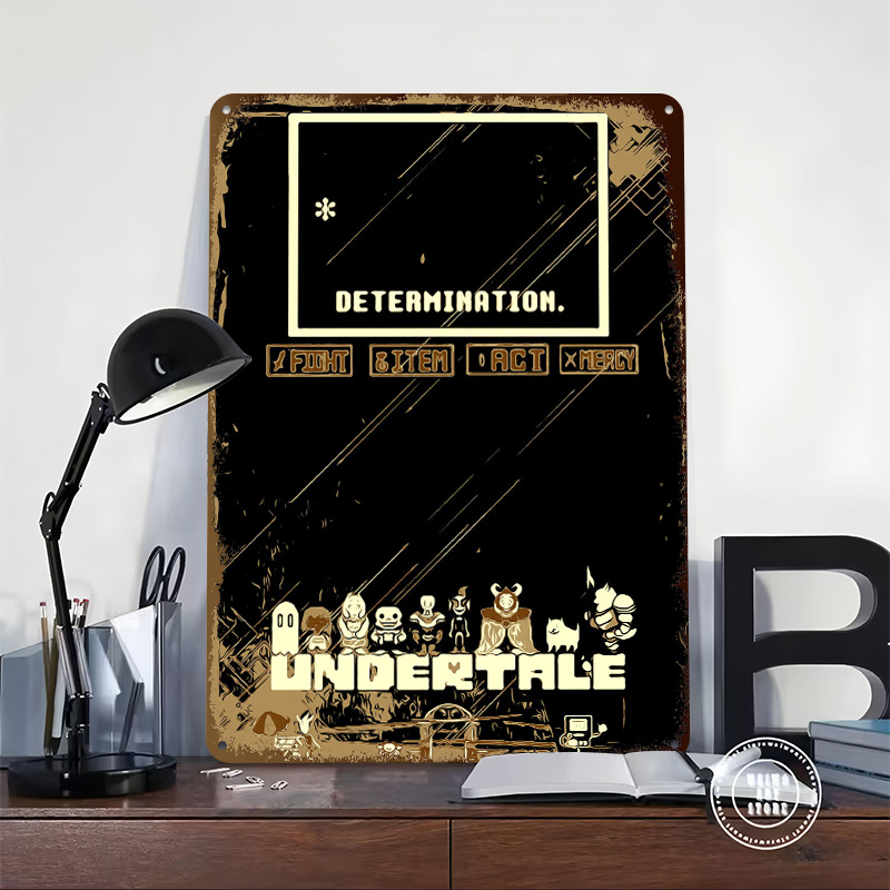 Undertale Metal Poster Custom  - Retro Gaming At recensie en prijs