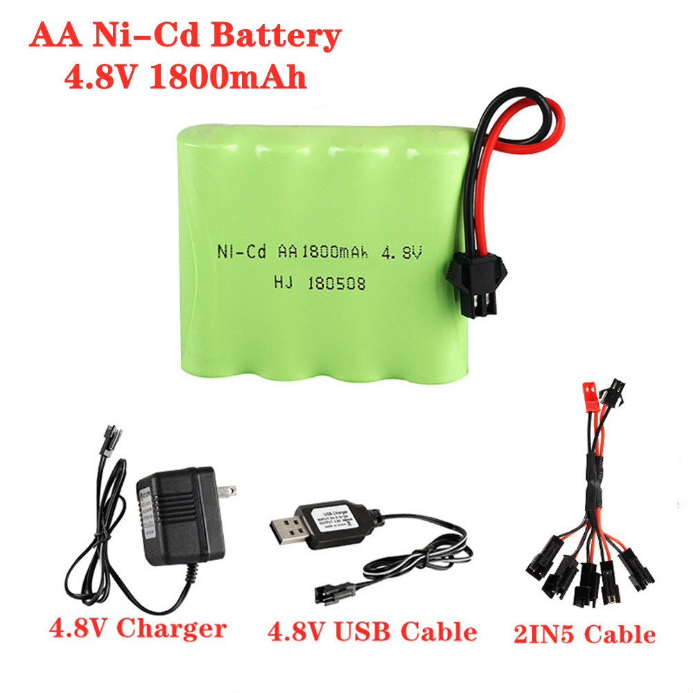 4.8V 1800mAh Ni-Cd AA Batterij - Rechargeable Battery Aa recensie en prijs